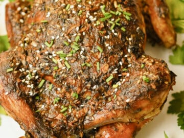 keto asian sesame baked whole chicken 1200