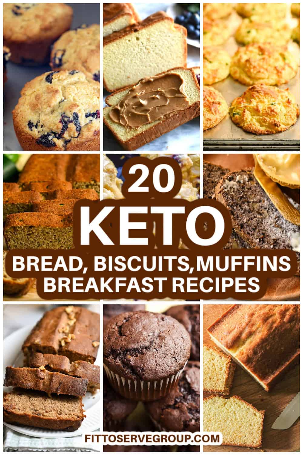 20 Keto Bread, Biscuits, Muffins Breakfast Recipes