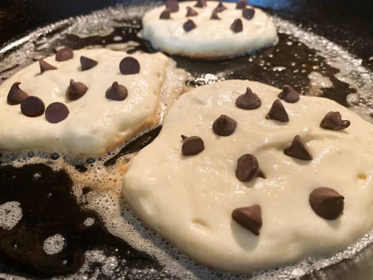 How To Make Keto Chocolate Chip Pancakes