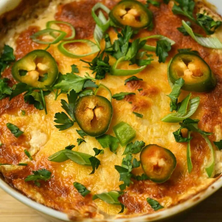 Keto Jalapeño Buffalo Chicken Casserole _