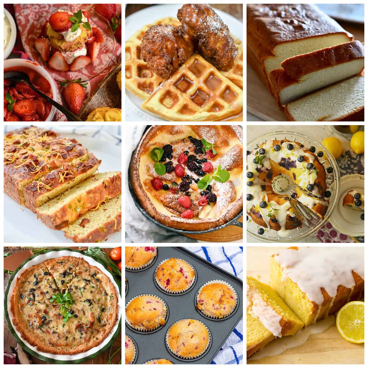 keto Mother's Day Brunch recipes, savory and sweet options