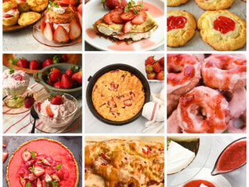 keto strawberry desserts featured image