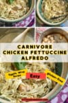 Carnivore Chicken Fettuccine Alfredo Easy Recipe