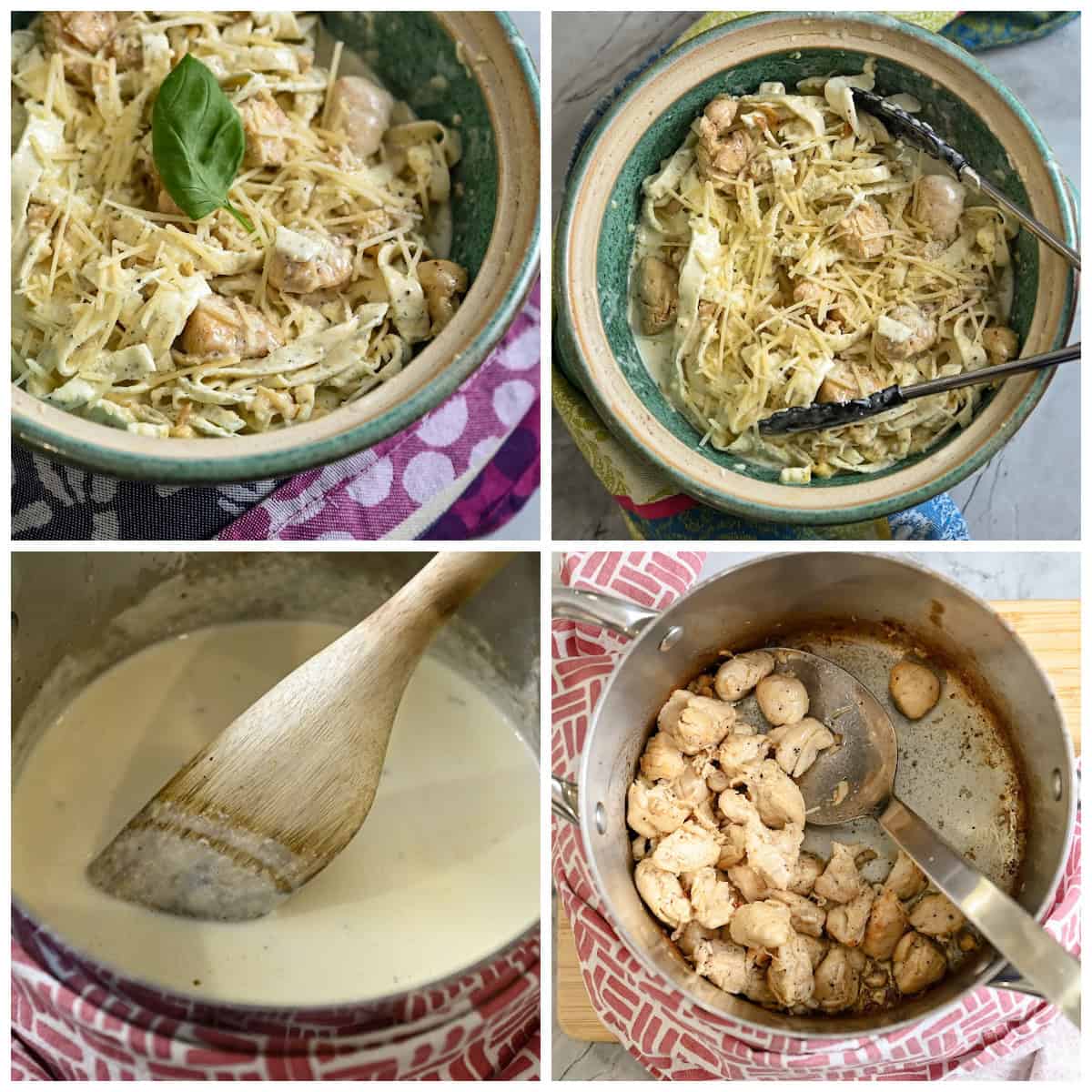 Carnivore Chicken Fettuccine Alfredo Process Pictures