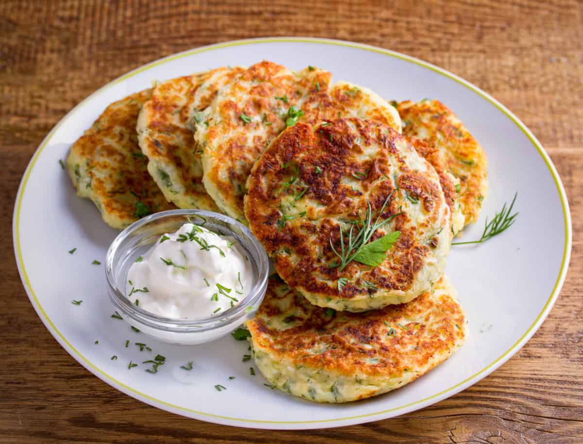 Keto Cauliflower Fritters