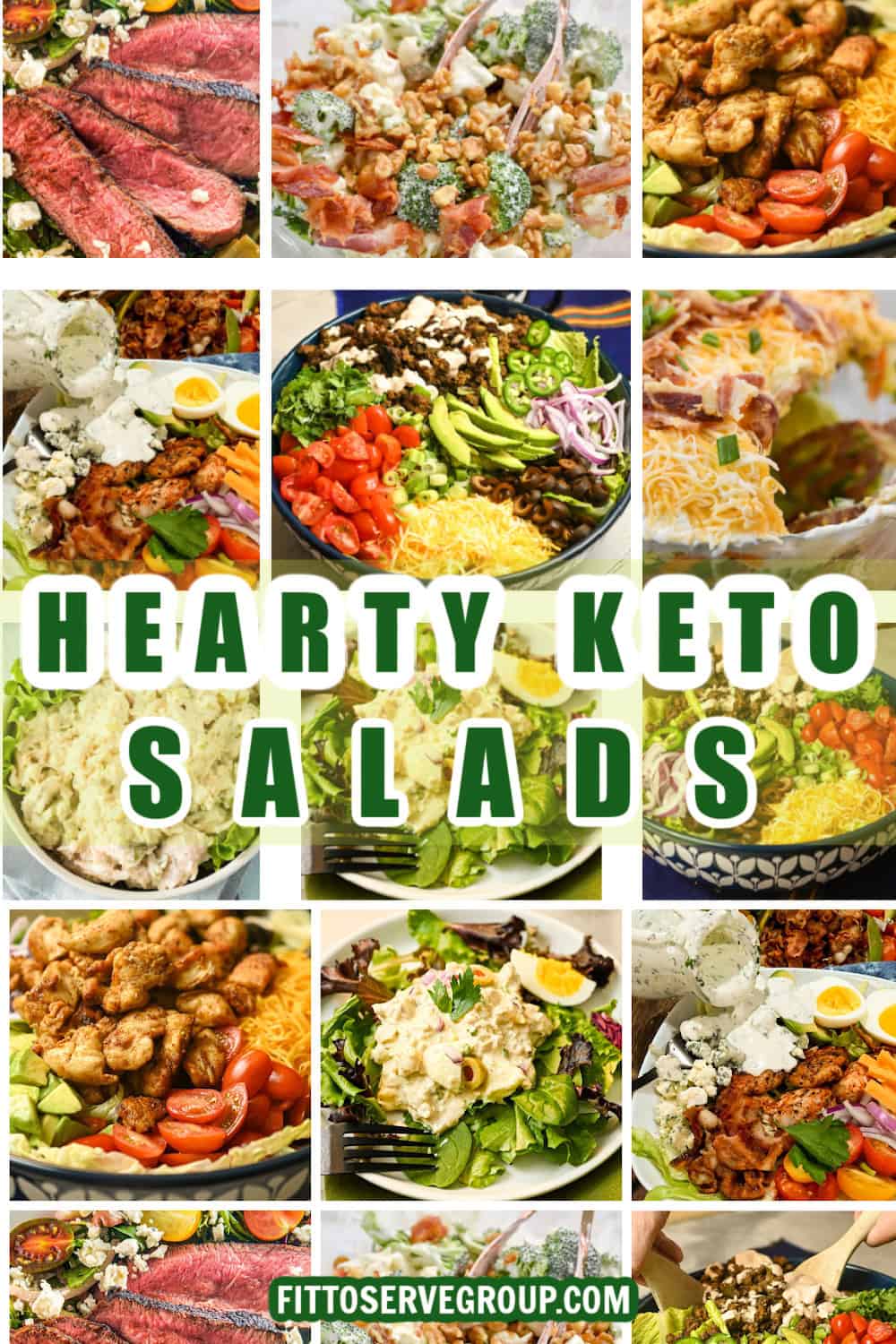 Hearty Keto Salads, Full Meals