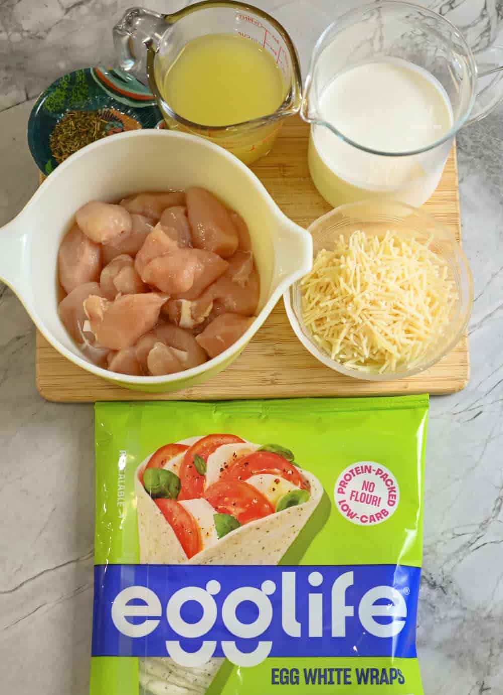 Ingredients Needed For Keto Chicken Fettuccine Alfredo Recipe