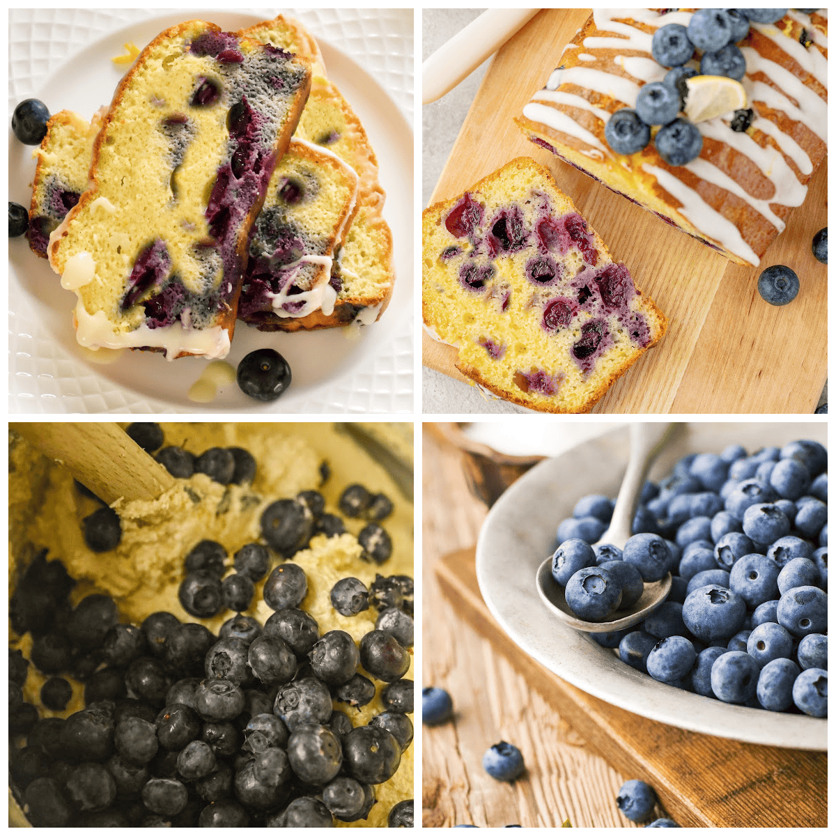 Keto Coconut Flour Blueberry Bread Process Pictures