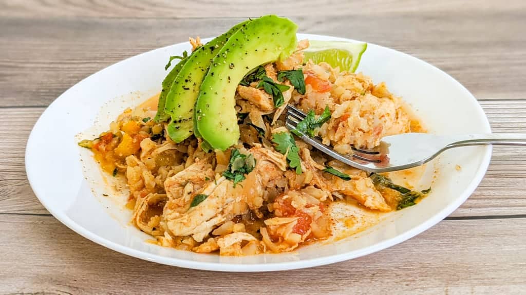 Low Carb Mexican Cauliflower Rice Chicken