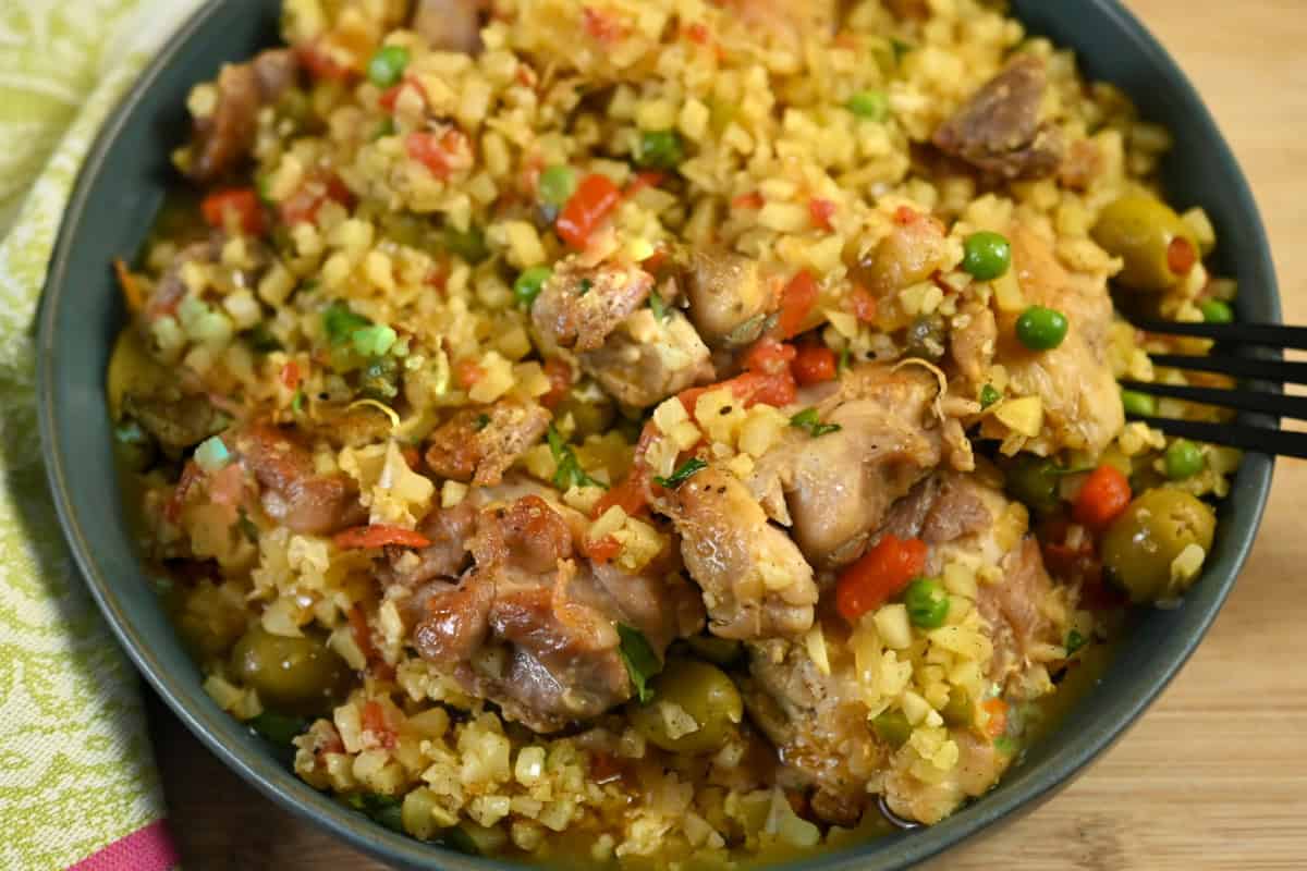 Keto Arroz Con Pollo