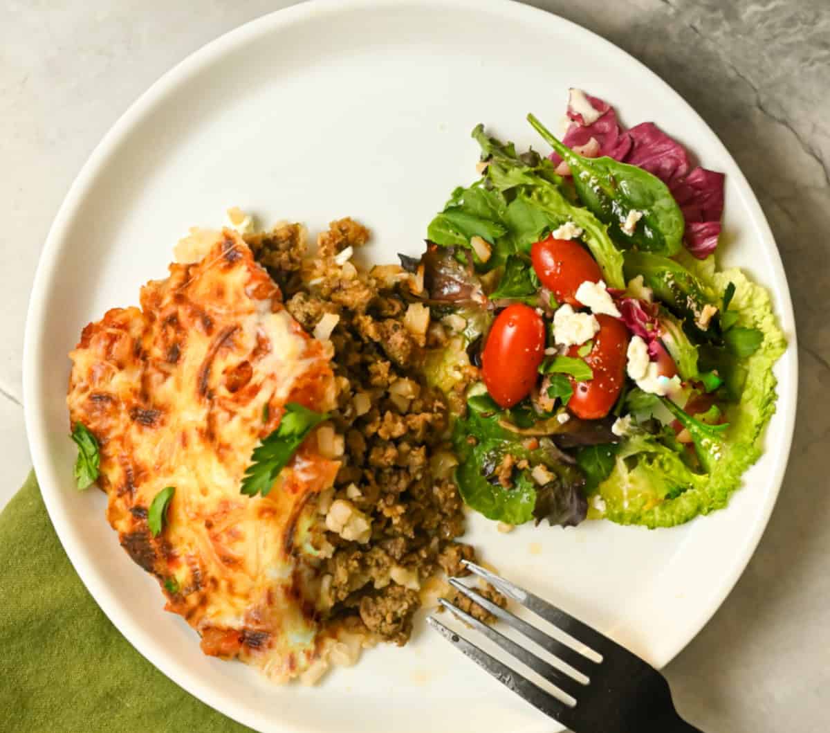 Keto Hamburger Casserole