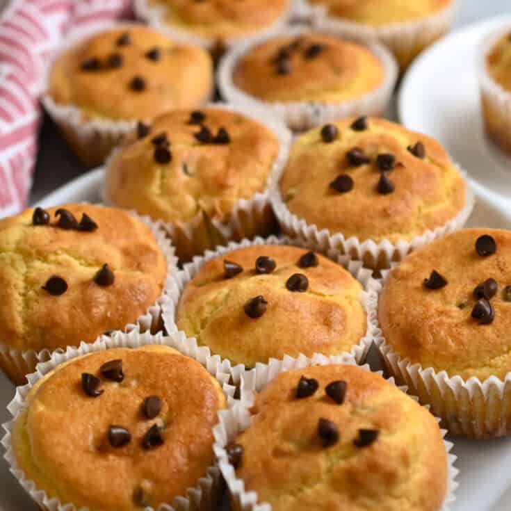 keto coconut flour chocolate chip muffins 1200