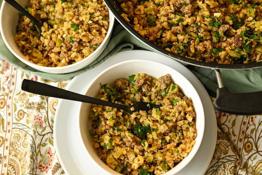 Keto Dirty Rice (Cauliflower Rice)