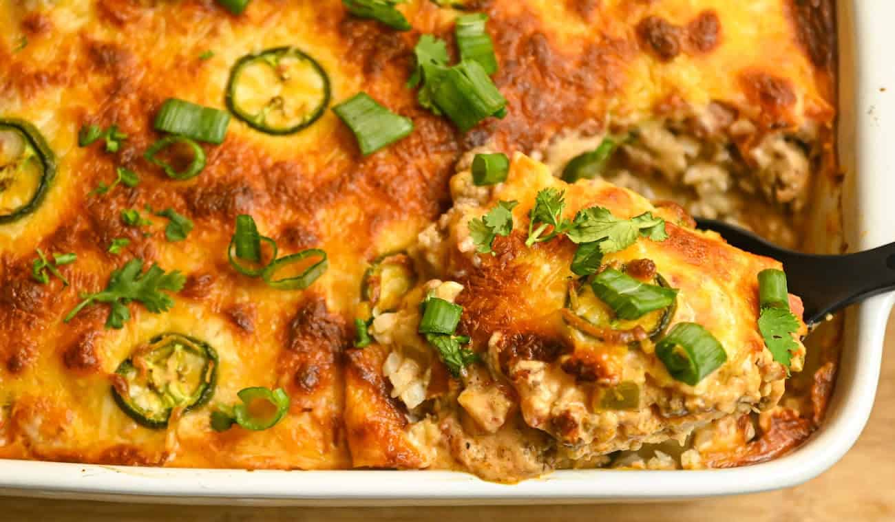 Keto Taco Casserole Ground Beef