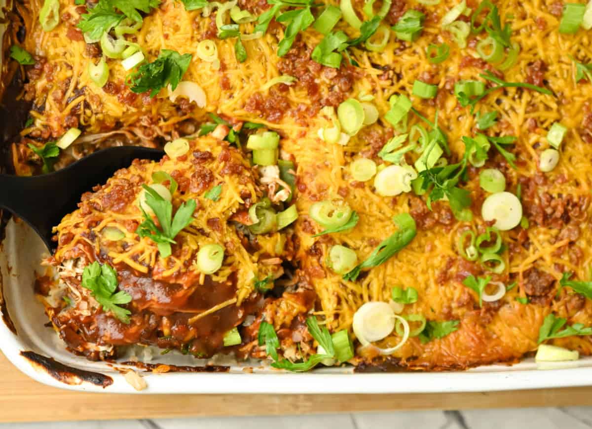 Keto Pulled Pork Casserole