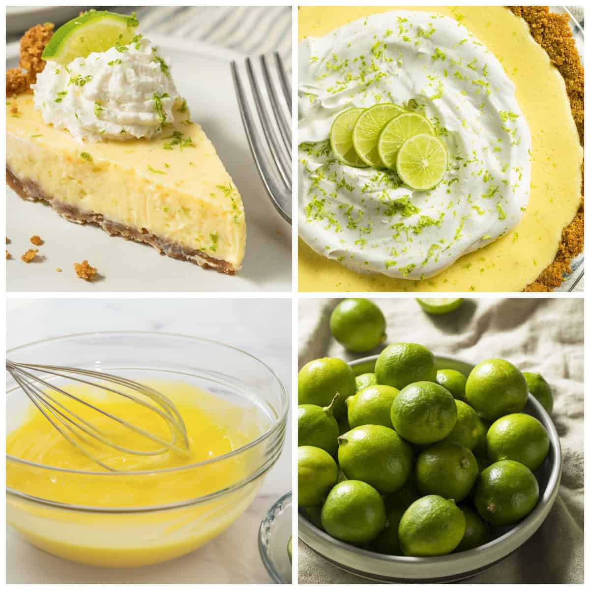 Keto Key Lime Pie Process Pictures