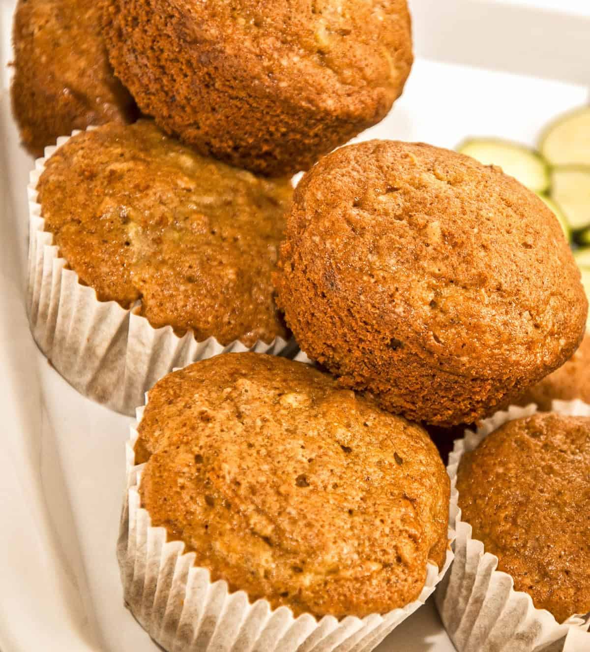 low-carb zucchini coconut flour muffins
