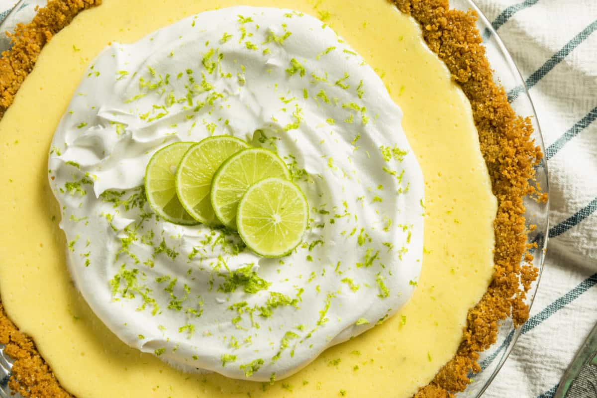 whole keto key lime pie