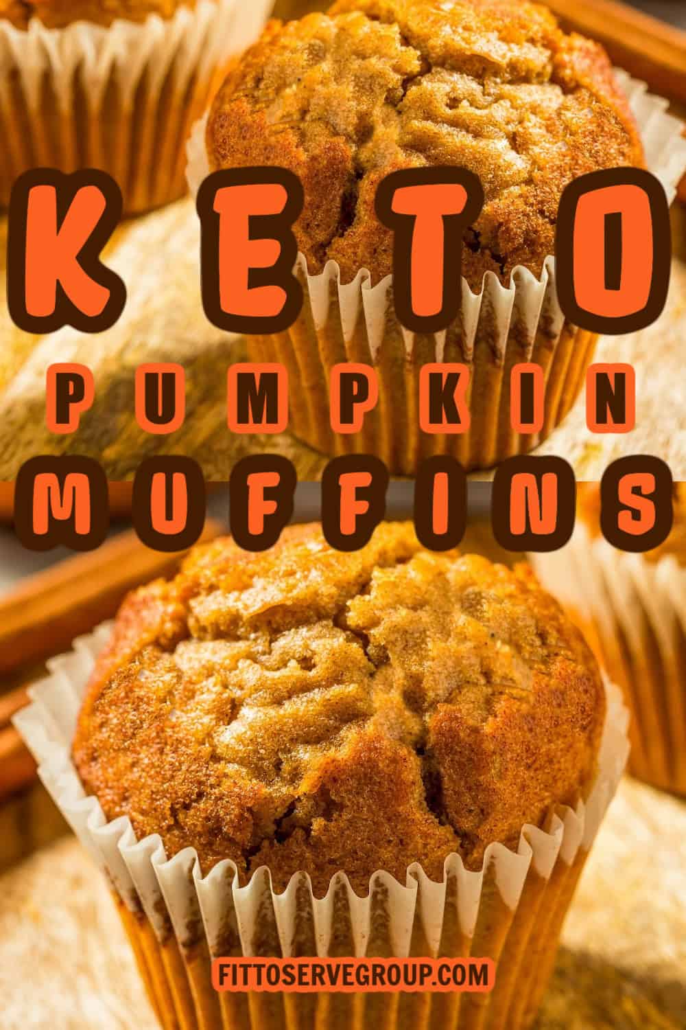 Keto Pumpkin Muffins, Gluten-Free & Sugar-Free