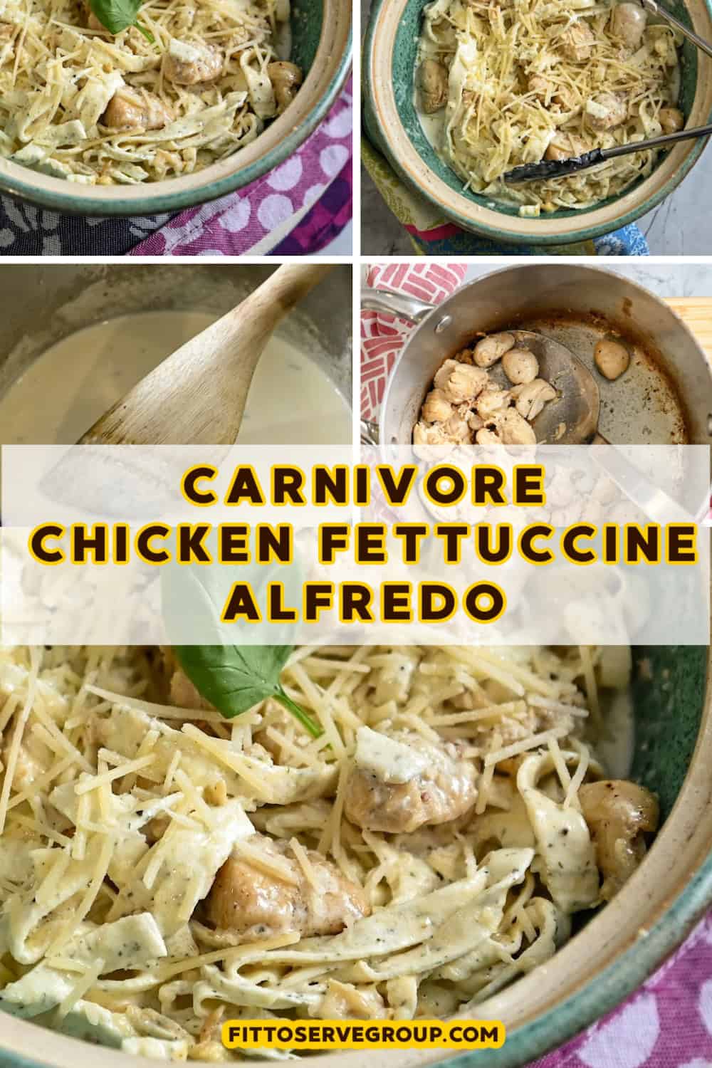 Carnivore Chicken Fettuccine Alfredo Easiest Recipe (