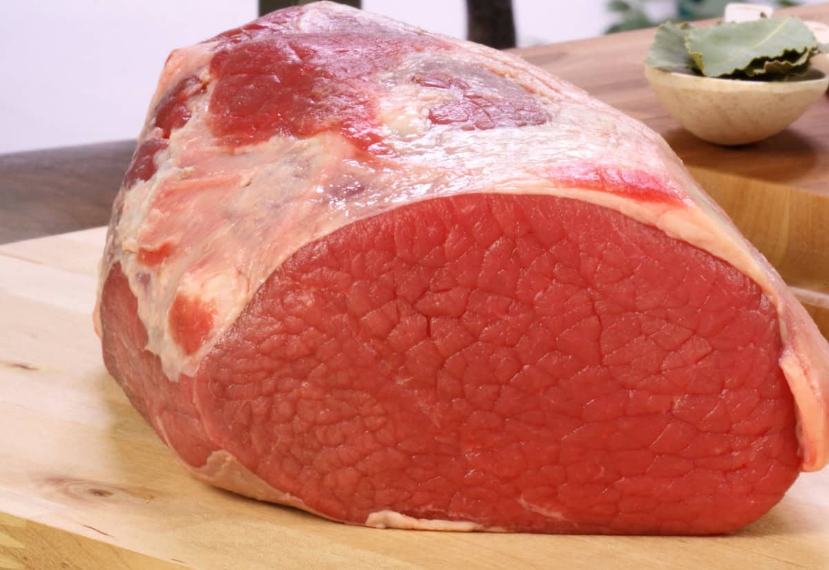 Raw Eye of Round Beef