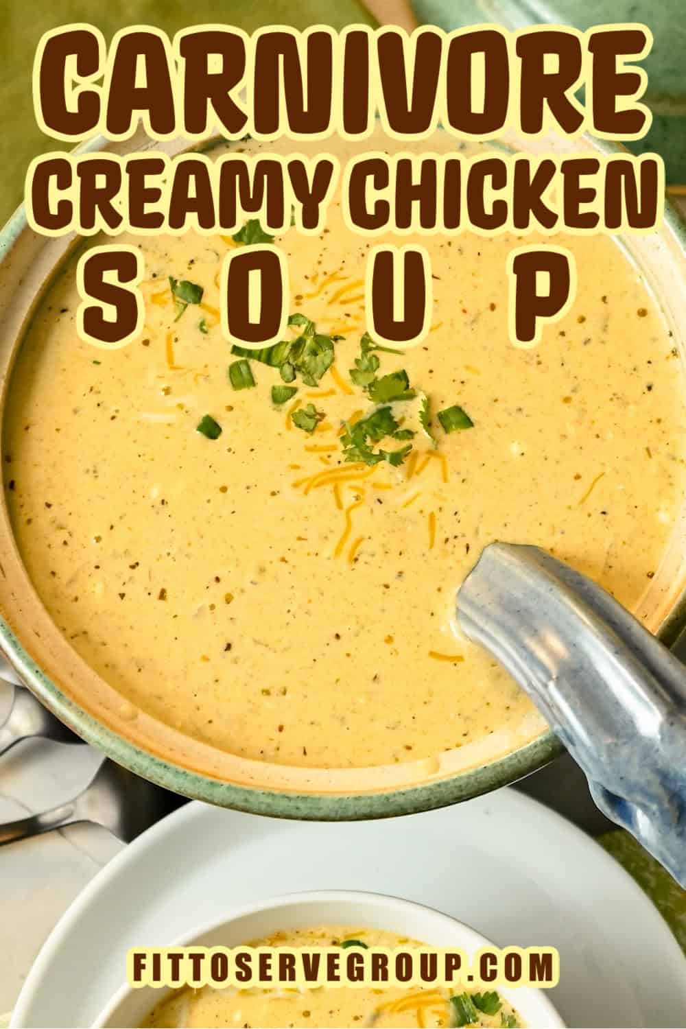 easy carnivore creamy chicken soup