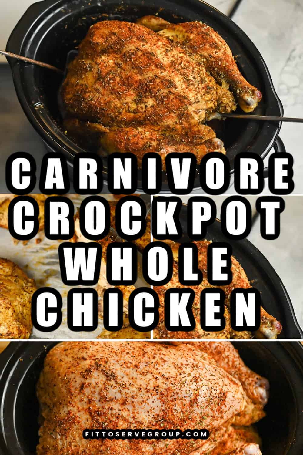 Easy Carnivore Crockpot Whole Chicken