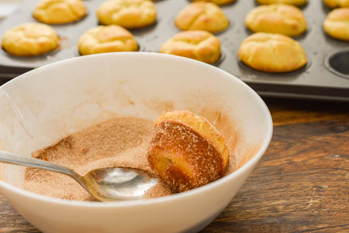 Keto Snickerdoodle Mini Muffins