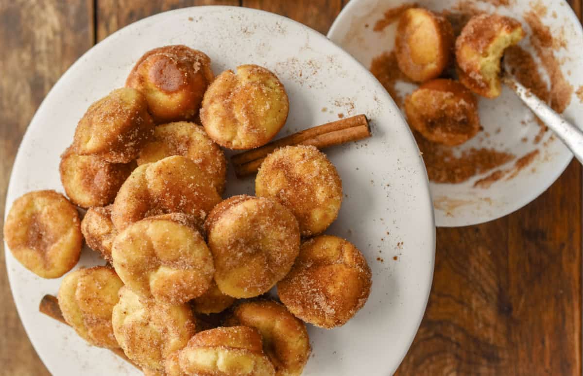 Served Keto Snickerdoodle Mini Muffins