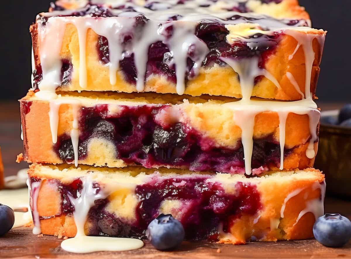 Keto Blueberry Lemon Bread