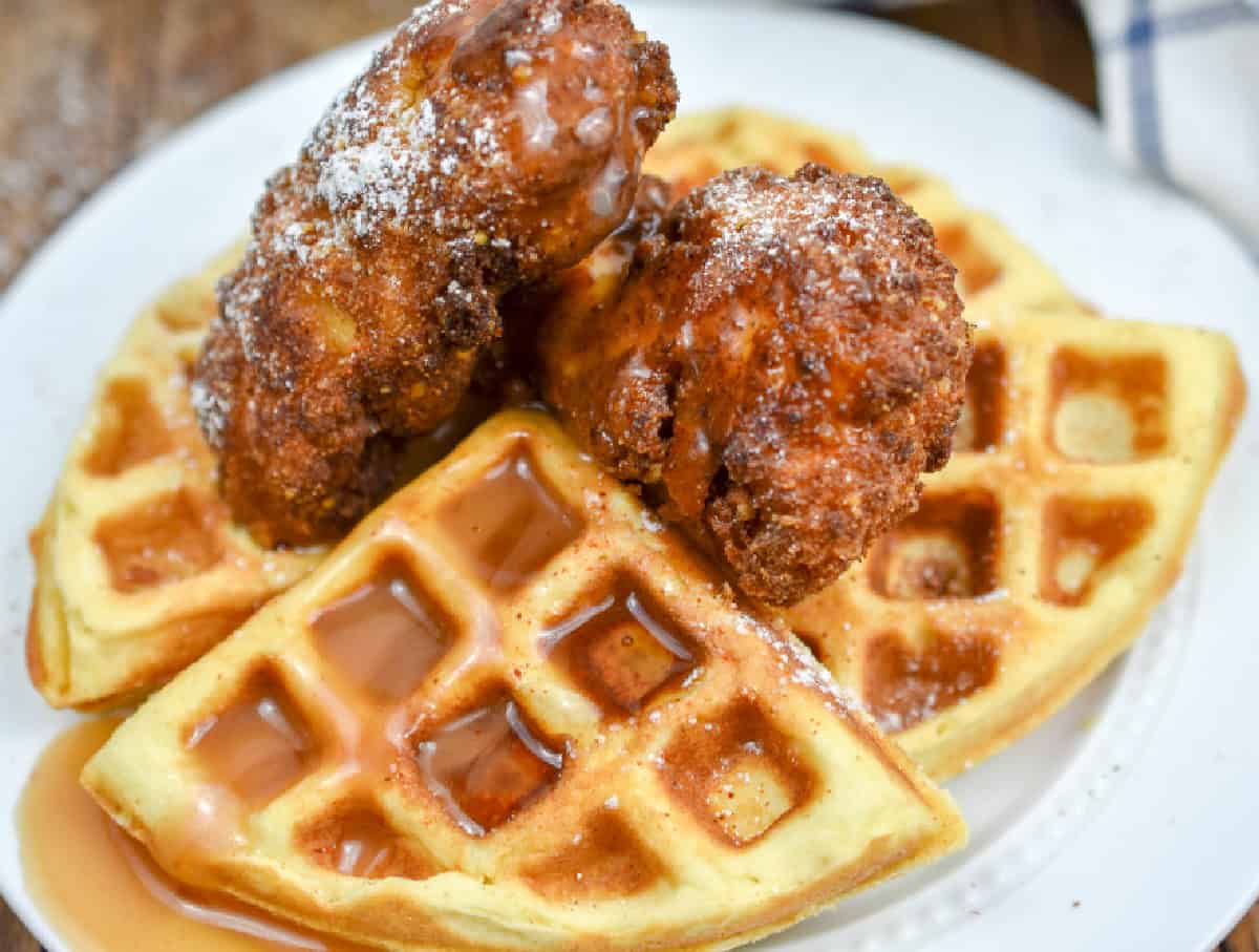 Keto Chicken And Waffles