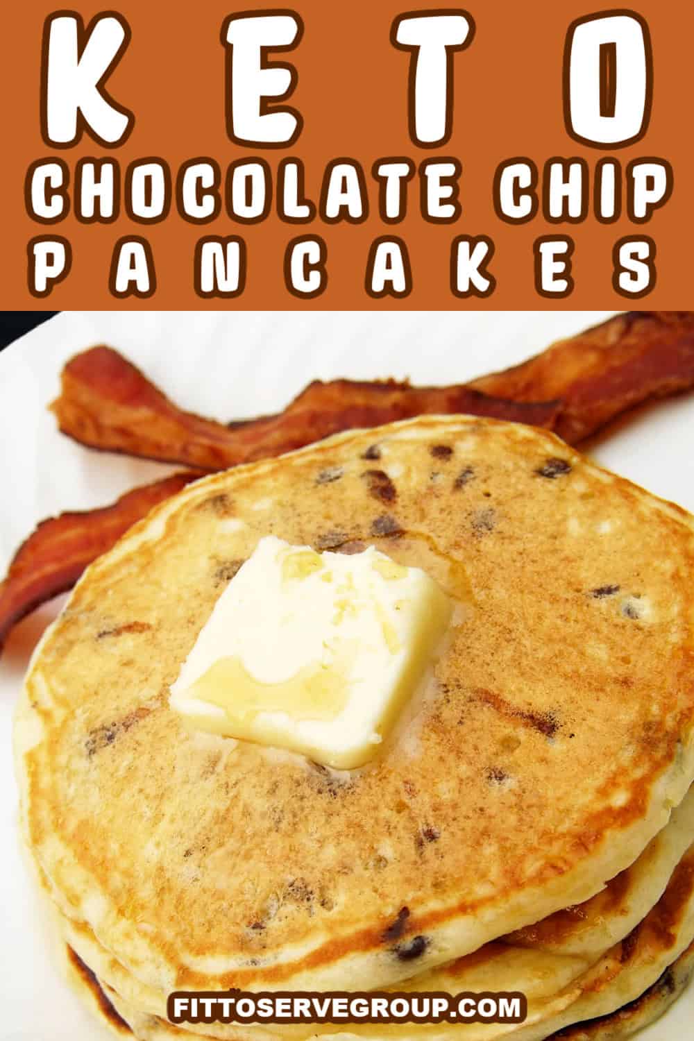 Easy Keto Chocolate Chip Pancakes