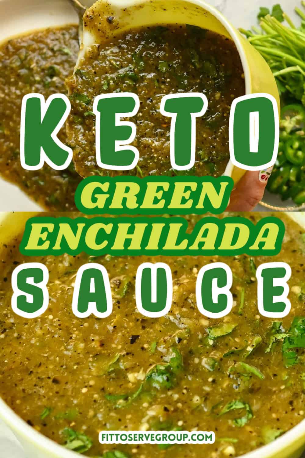 Easy Keto Green Enchilada Sauce