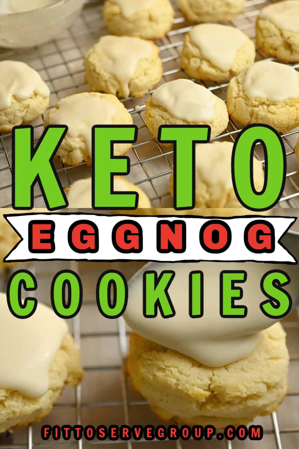 Keto Eggnog Cookies, Made With Coconut Flour