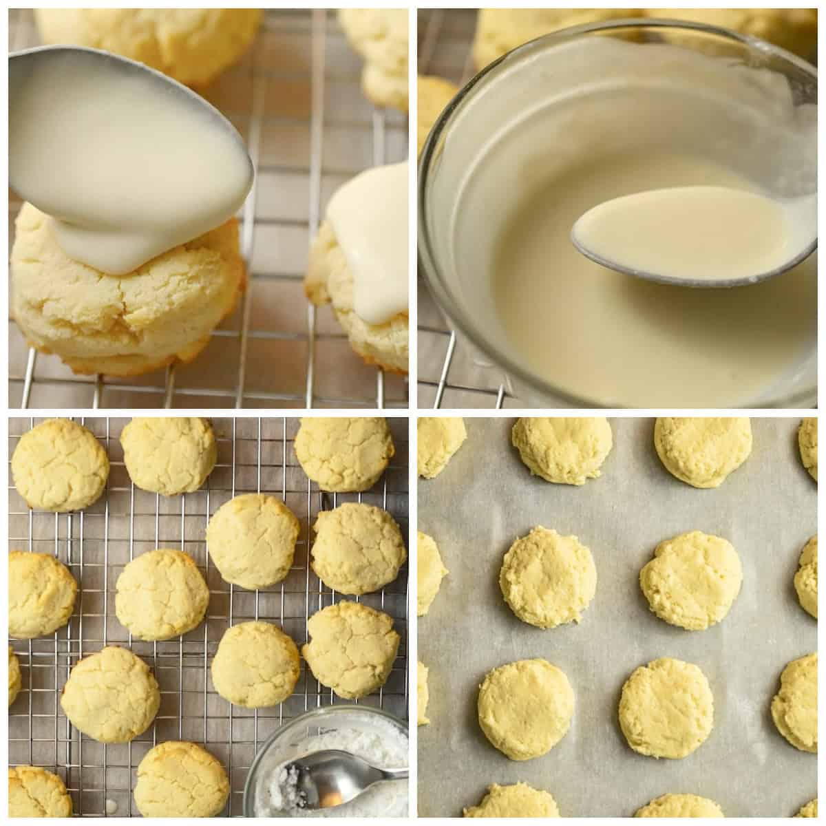 Keto Eggnog Cookies Process Pictures