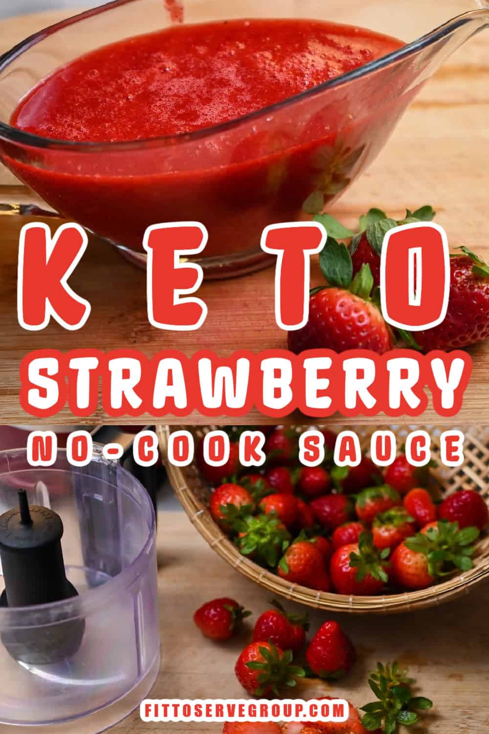 Keto Fresh Strawberry Sauce